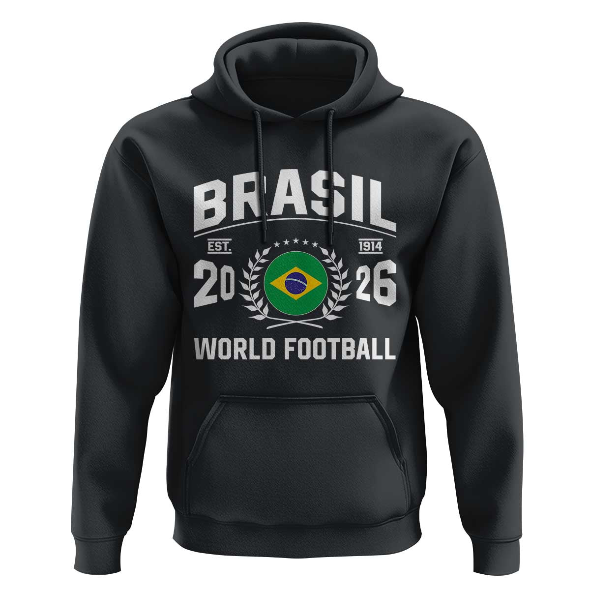 Brasil Flag Brazil Soccer Football Fan Hoodie