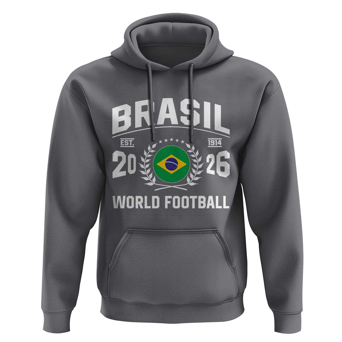 Brasil Flag Brazil Soccer Football Fan Hoodie