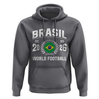 Brasil Flag Brazil Soccer Football Fan Hoodie
