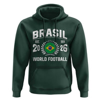 Brasil Flag Brazil Soccer Football Fan Hoodie