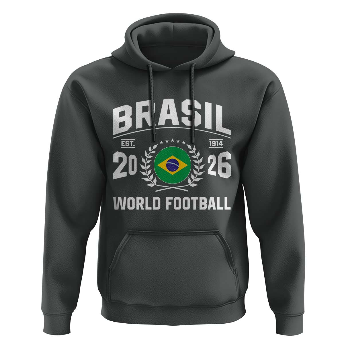 Brasil Flag Brazil Soccer Football Fan Hoodie