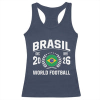 Brasil Flag Brazil Soccer Football Fan Racerback Tank Top