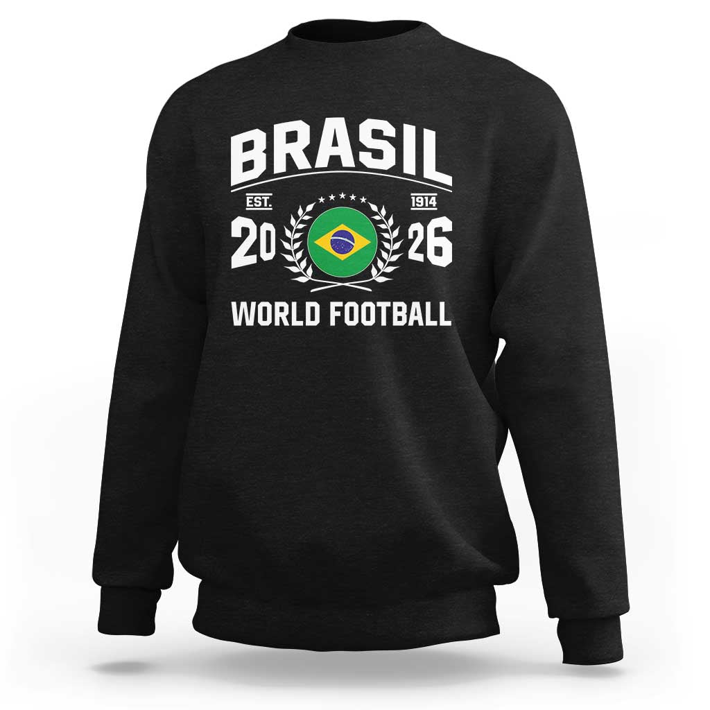 Brasil Flag Brazil Soccer Football Fan Sweatshirt