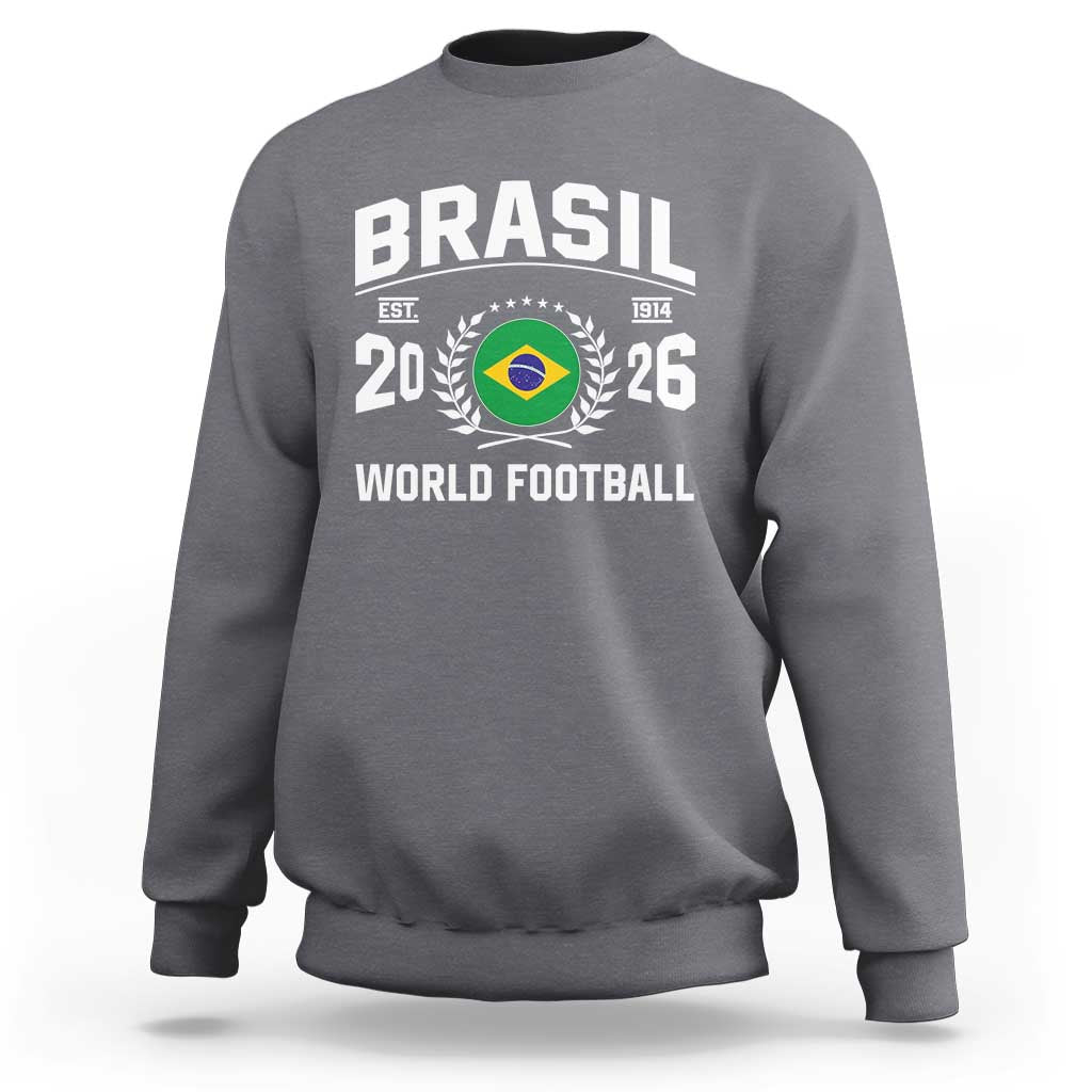 Brasil Flag Brazil Soccer Football Fan Sweatshirt