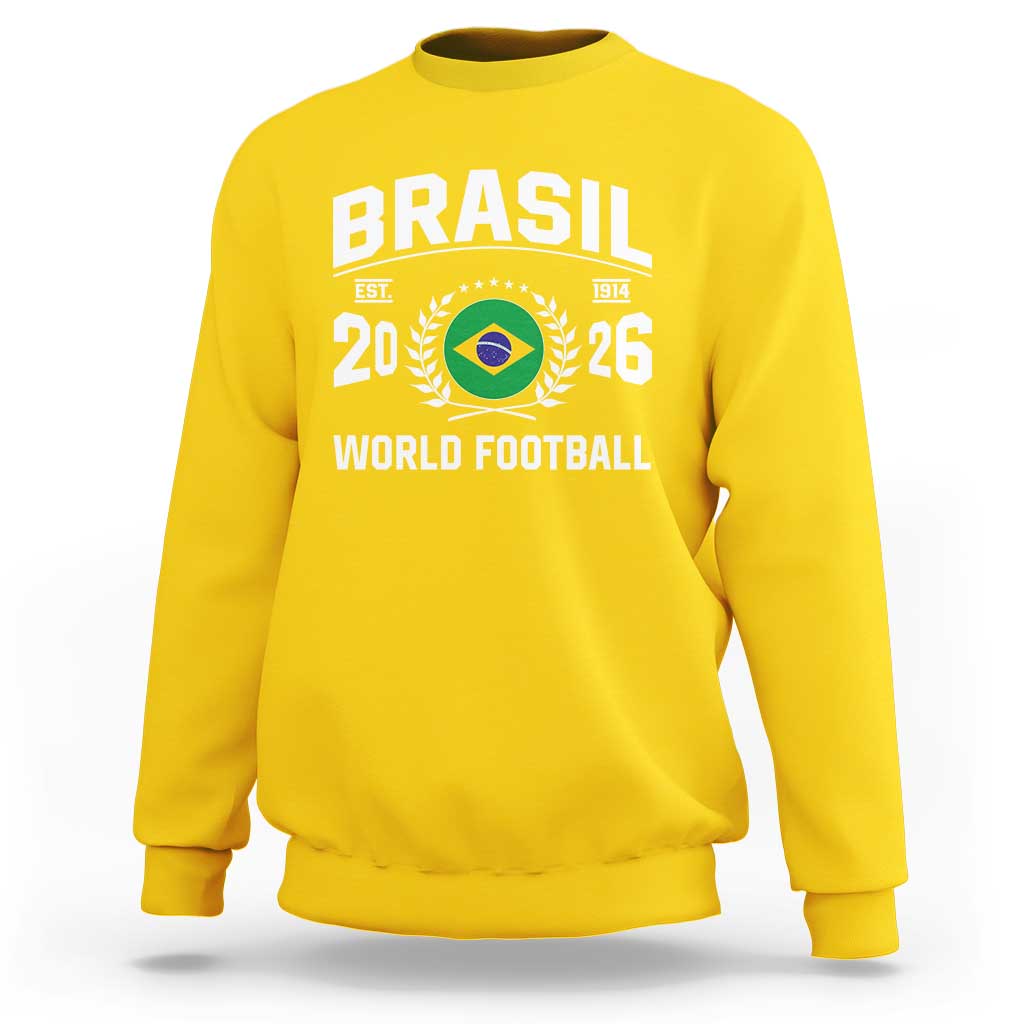 Brasil Flag Brazil Soccer Football Fan Sweatshirt