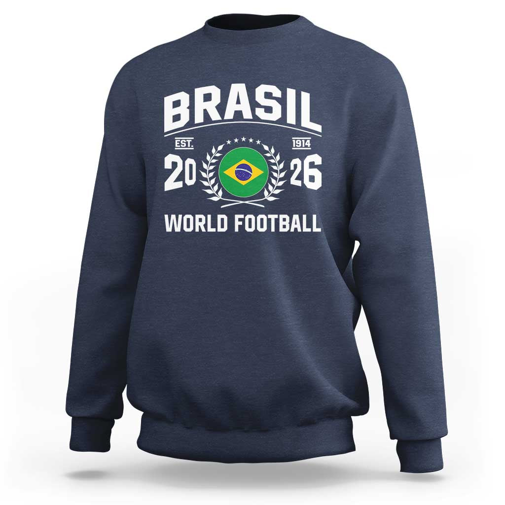 Brasil Flag Brazil Soccer Football Fan Sweatshirt