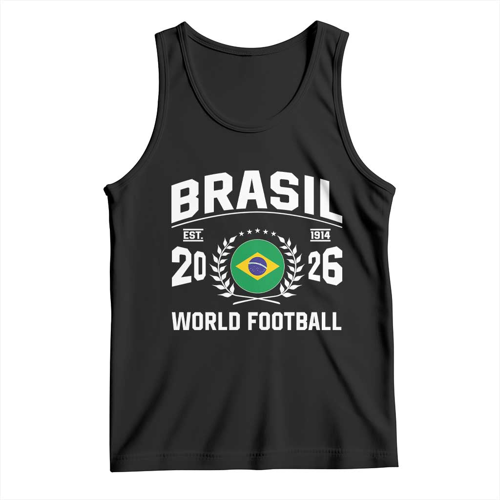 Brasil Flag Brazil Soccer Football Fan Tank Top