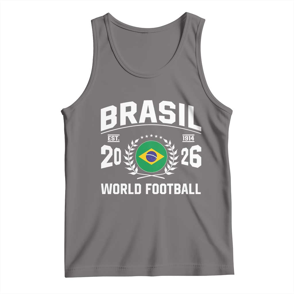 Brasil Flag Brazil Soccer Football Fan Tank Top