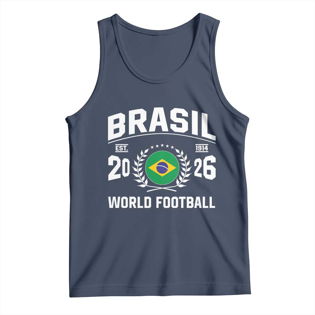 Brasil Flag Brazil Soccer Football Fan Tank Top
