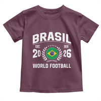 Brasil Flag Brazil Soccer Football Fan Toddler T Shirt