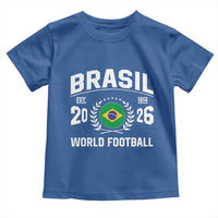 Brasil Flag Brazil Soccer Football Fan Toddler T Shirt