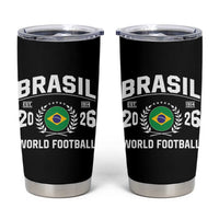 Brasil Flag Brazil Soccer Football Fan Tumbler Cup