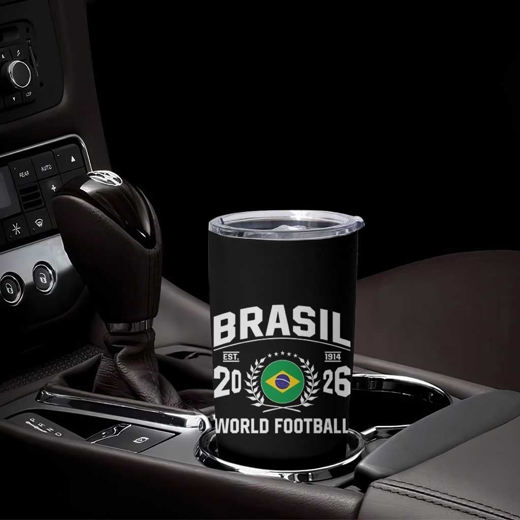 Brasil Flag Brazil Soccer Football Fan Tumbler Cup