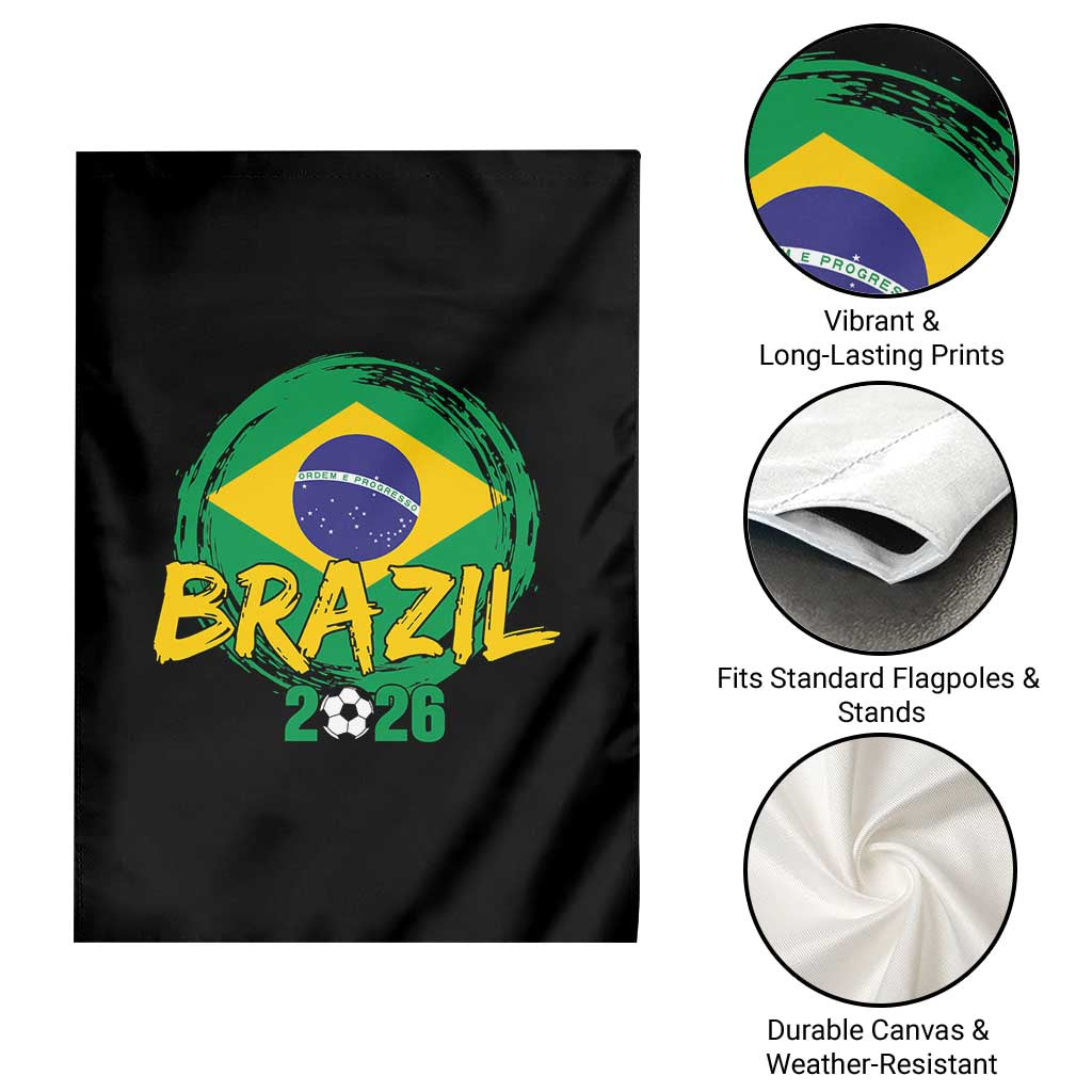 Brazil Soccer Fan Brasil Flag Garden Flag Brazilian Football Game Day Supporter