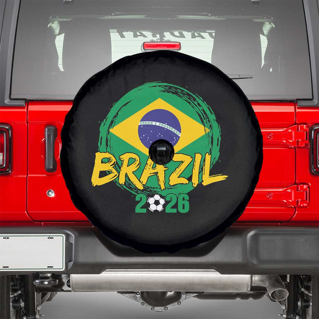 Brazil Soccer Fan Brasil Flag Spare Tire Cover Brazilian Football Game Day Supporter