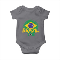 Brazil Soccer Fan Brasil Flag Baby Onesie Brazilian Football Game Day Supporter