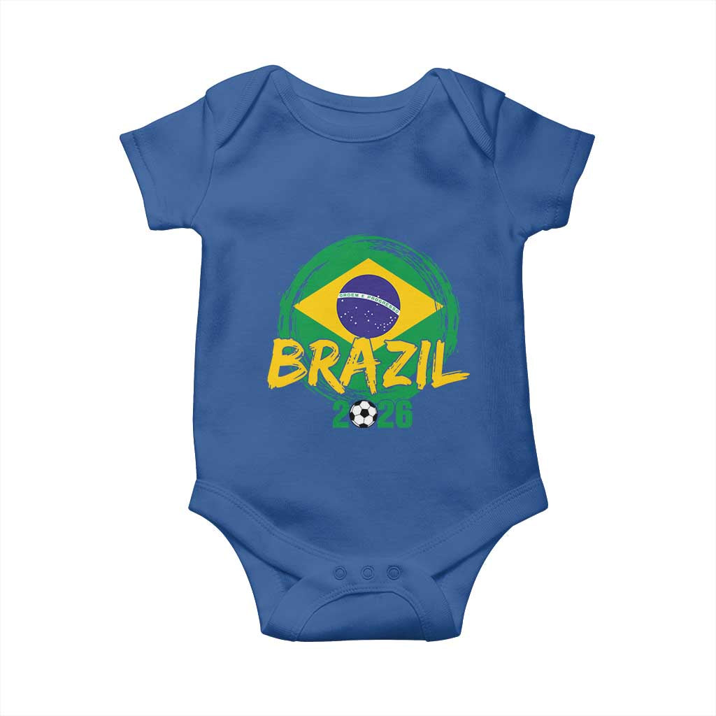 Brazil Soccer Fan Brasil Flag Baby Onesie Brazilian Football Game Day Supporter