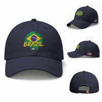 Brazil Soccer Fan Brasil Flag Baseball Cap Brazilian Football Game Day Supporter