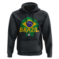 Brazil Soccer Fan Brasil Flag Hoodie Brazilian Football Game Day Supporter
