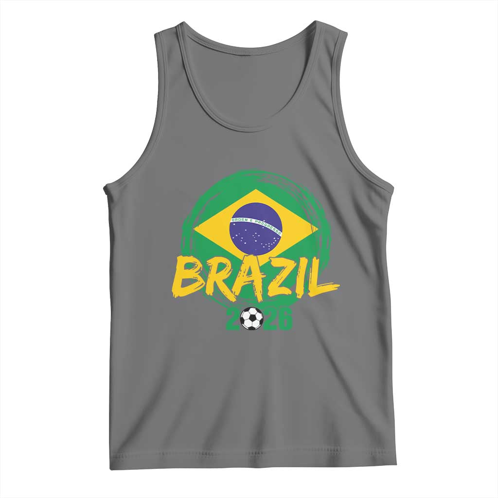 Brazil Soccer Fan Brasil Flag Tank Top Brazilian Football Game Day Supporter