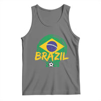 Brazil Soccer Fan Brasil Flag Tank Top Brazilian Football Game Day Supporter
