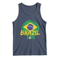 Brazil Soccer Fan Brasil Flag Tank Top Brazilian Football Game Day Supporter