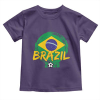 Brazil Soccer Fan Brasil Flag Toddler T Shirt Brazilian Football Game Day Supporter