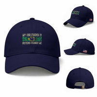 My Girlfriend is Brazilian Nothing Scares Me Baseball Cap Funny Boyfriend
