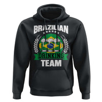 Brazil Drinking Team Hoodie Funny Brazilian Flag Beer Party Gift
