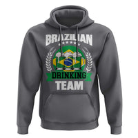 Brazil Drinking Team Hoodie Funny Brazilian Flag Beer Party Gift