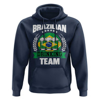 Brazil Drinking Team Hoodie Funny Brazilian Flag Beer Party Gift