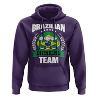 Brazil Drinking Team Hoodie Funny Brazilian Flag Beer Party Gift