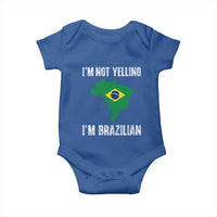 I'm Not Yelling I'm Brazilian Baby Onesie Funny Brazil Pride