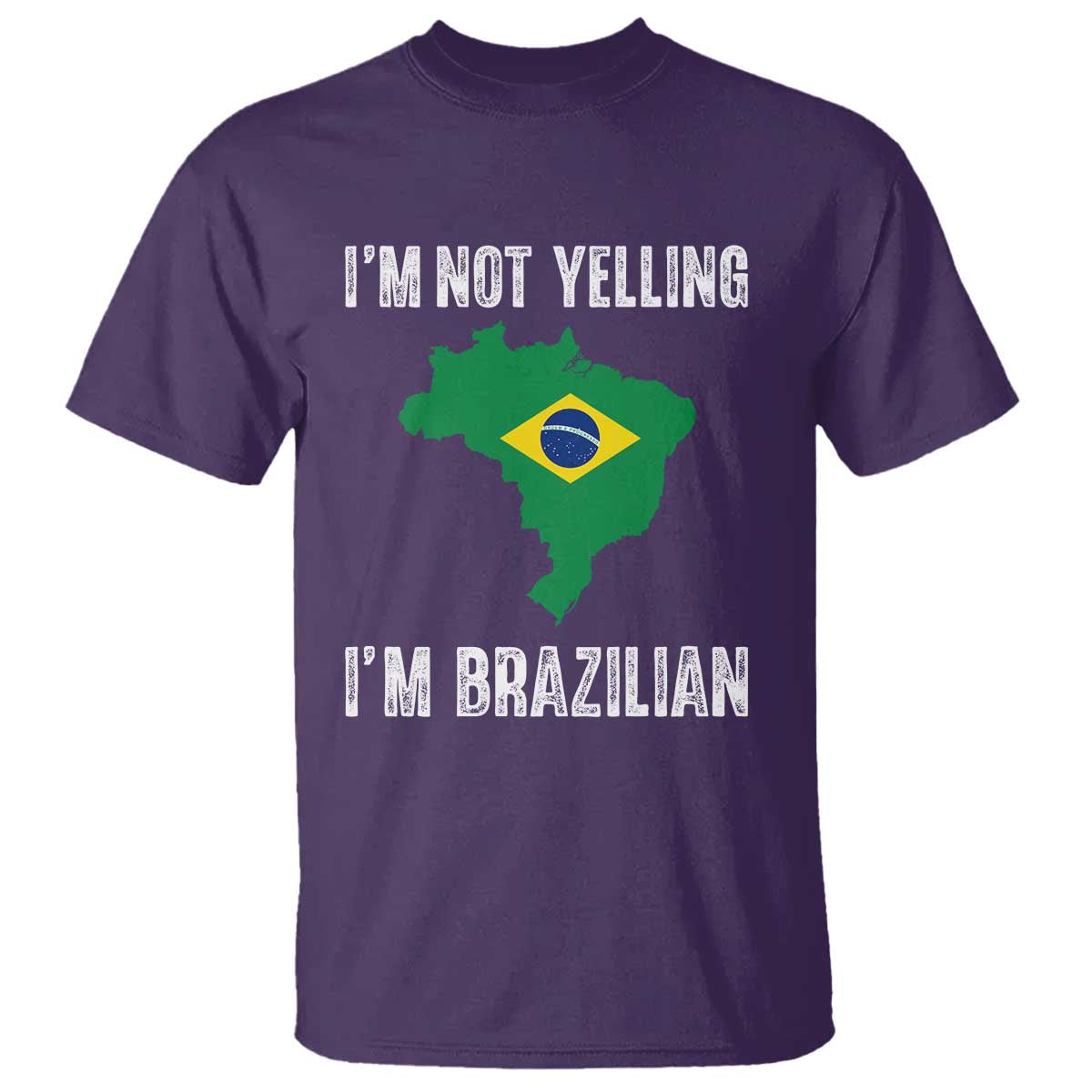 I'm Not Yelling I'm Brazilian T Shirt Funny Brazil Pride