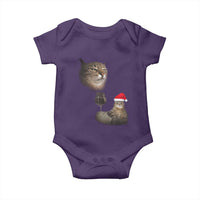 Funny Cat Christmas Baby Onesie Cats Drinking Wine Oddly Specific Meme - Wonder Print Shop
