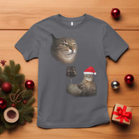 Funny Cat Christmas T Shirt Cats Drinking Wine Oddly Specific Meme - Wonder Print Shop