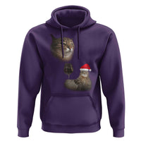 Funny Cat Christmas Hoodie Cats Drinking Wine Oddly Specific Meme - Wonder Print Shop