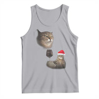 Funny Cat Christmas Tank Top Cats Drinking Wine Oddly Specific Meme - Wonder Print Shop