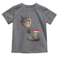 Funny Cat Christmas Toddler T Shirt Cats Drinking Wine Oddly Specific Meme - Wonder Print Shop
