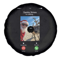 Santa Christmas Meme Spare Tire Cover Reindeer Video Call - Wonder Print Shop
