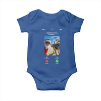 Santa Christmas Meme Baby Onesie Reindeer Video Call - Wonder Print Shop