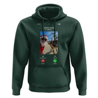 Santa Christmas Meme Hoodie Reindeer Video Call - Wonder Print Shop