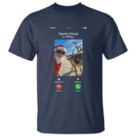 Santa Christmas Meme T Shirt Reindeer Video Call - Wonder Print Shop