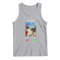 Santa Christmas Meme Tank Top Reindeer Video Call - Wonder Print Shop