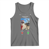 Santa Christmas Meme Tank Top Reindeer Video Call - Wonder Print Shop