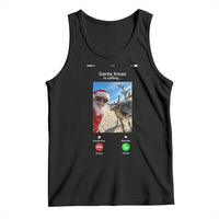 Santa Christmas Meme Tank Top Reindeer Video Call - Wonder Print Shop