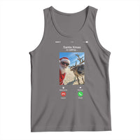 Santa Christmas Meme Tank Top Reindeer Video Call - Wonder Print Shop