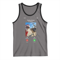 Santa Christmas Meme Tank Top Reindeer Video Call - Wonder Print Shop