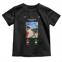 Santa Christmas Meme Toddler T Shirt Reindeer Video Call - Wonder Print Shop