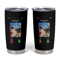 Santa Christmas Meme Tumbler Cup Reindeer Video Call - Wonder Print Shop